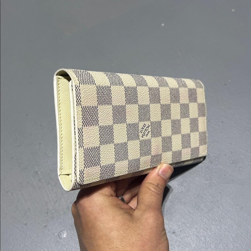 Tri-Fold Patterned Leather Wallet - image 12